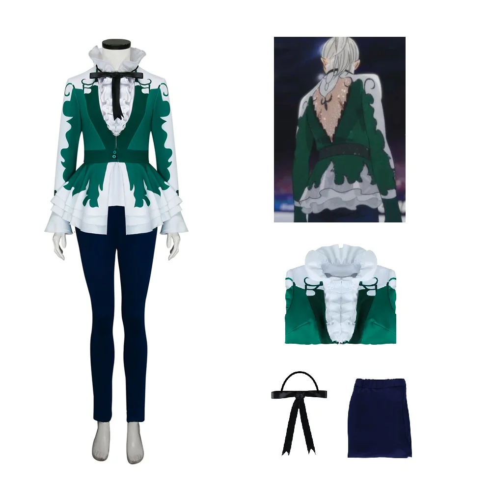 

2022 ICE ADOLESCENCE Victor Nikiforov Cosplay Costume anime YURI!!! on ICE Green Full Set Uniform Halloween Cosplay Outfits