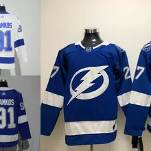 Топ A+++ прошитая Tampa Bay Мужская футболка для взрослых 27 Ryan McDonagh 91 Steve Stamkos