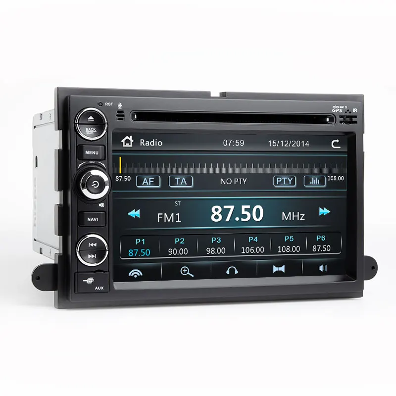 Perfect 2 Din Car DVD GPS Navigation for Ford F150 F250 F350 F450 Mustang Fusion Explorer Edge Escape Mercury 2005 2007 MultimediaScreen 2