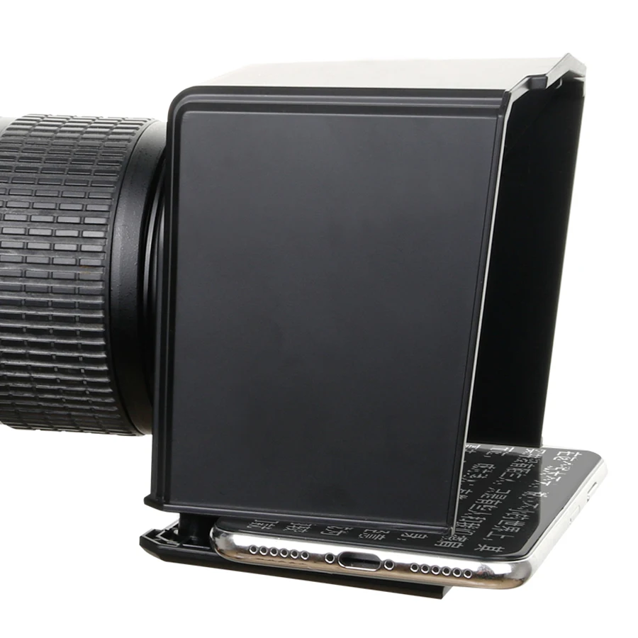 Смартфон Teleprompter фотостудия Teleprompter для iPhone huawei samsung Xiaomi телефон для Canon Nikon sony DSLR камера