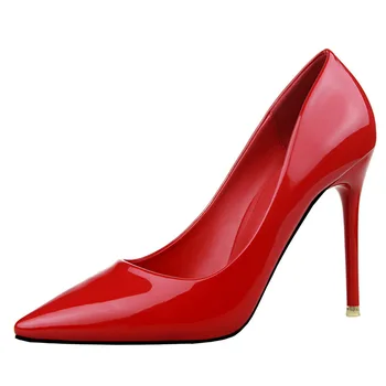 

Ladies Designer Shoes Women So Nice Kate 12cm/10cm Patent Leather Black Nude Heels Pigalle Fashion Wedding Shoes Women Pumps