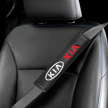 

2PCS Car Sefety Seat Belt cover Seat belt Shoulder Pad Plush Padding pad For KIA Cerato Sportage R K2 K3 K5 RIO 3 4 sorento