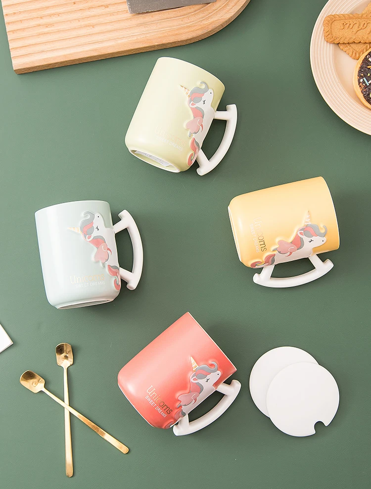 Best selling Unicorn Creative Ceramic Coffee Mug