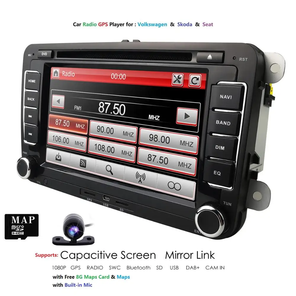 Автомобильный DVD стерео GPS Радио Стерео Navi для VW Passat CC Golf 5 6 кабриолета Tiguan Jetta Polo