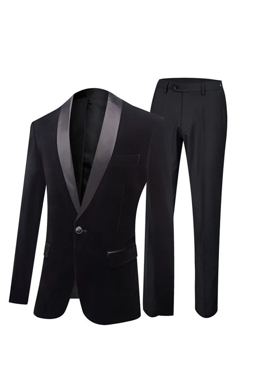 013 Royal Blue Men Suit Velvet Shawl Lapel Tailored Men Coat+Pant Casual Men Slim Fit Suit Tuxedo Groom Blazer Wedding Suit - Цвет: 013