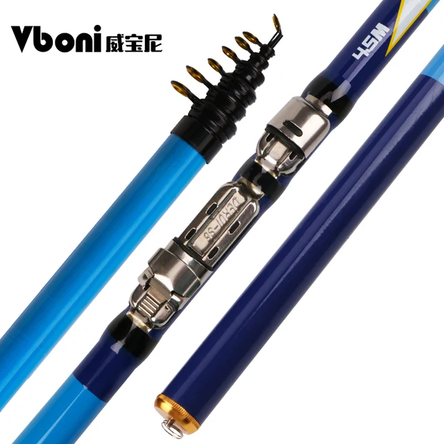 US $8.77 High Quality Carbon Fiber Travel Spinning Carp Fishing Rod 2.7M-6.3M Telescopic Sea Fishing Rods Ul