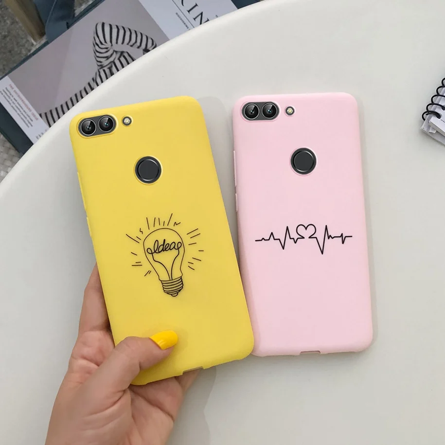 Чехлы для Huawei P Smart 2018 Enjoy 7S мягкий силиконовый чехол из ТПУ задняя крышка телефона