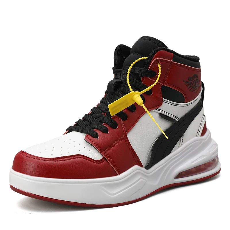 Баскетбольные кроссовки для мужчин и мальчиков; Низкие кроссовки; Цвет белый; AJ 1; кроссовки для спорта на открытом воздухе; зимние Дизайнерские кроссовки AF; JD Nyfw - Цвет: Красный
