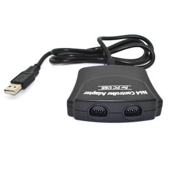 

For N64 Controller gamepad Converter Adapter for PC USB 2 Ports