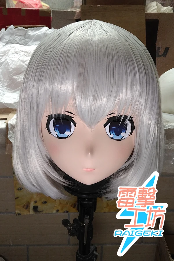 (RAIGEKI MAKS 118) Силиконовая маска на Хэллоуин Crossdressing BJD кукла кигуруми аниме Дата