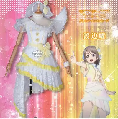 Watanabe You Love Live Sunshine Aqours Watanabe You Mari фильм следующая сверкающая униформа для косплея - Цвет: Watanabe You
