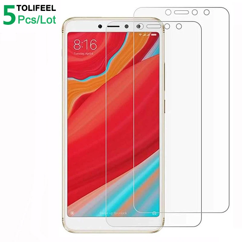 5 шт. закаленное стекло для Xiaomi Redmi S2 защита экрана 9H 2.5D Защитное телефона