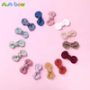 Bows Hair Clip Baby Hairpin for Newborn Baby Solid Rabbit Ears Hairgrip Cotton Hairpins Kids Accessories for Girls Baby Items 1