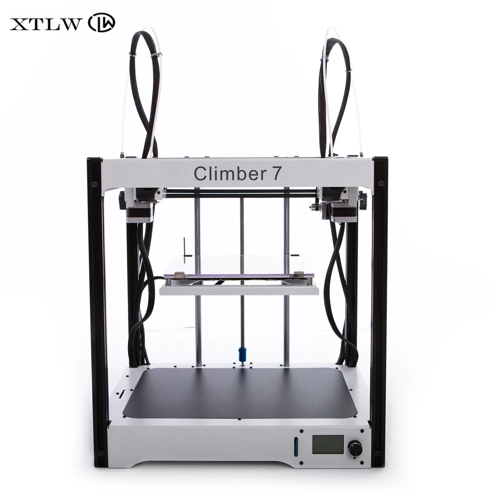 Newest IDEX 3D printer Independent Dual Extruder Full Metal frame High Precision Large size DIY
