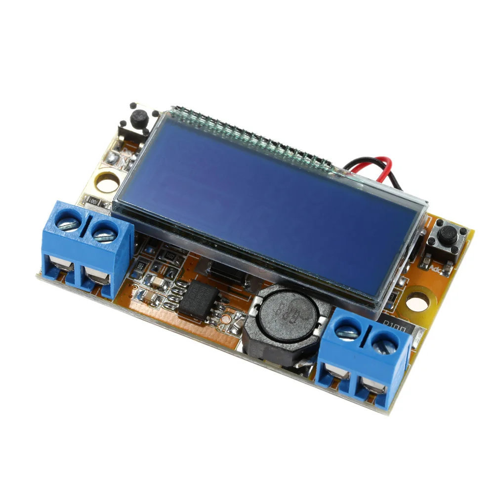 

STN LCD Adjustable Power Step-down Module DC-DC Stepdown Charge DIY Kit LED Driver for Voltmeter Ammeter Peak Current Adjustment