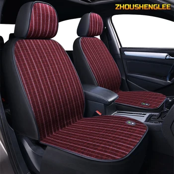 

ZHOUSHENGLEE 12V Heated car seat cover for Isuzu all models D-MAX mu-X Winter Pad Cushions car styling front car seats