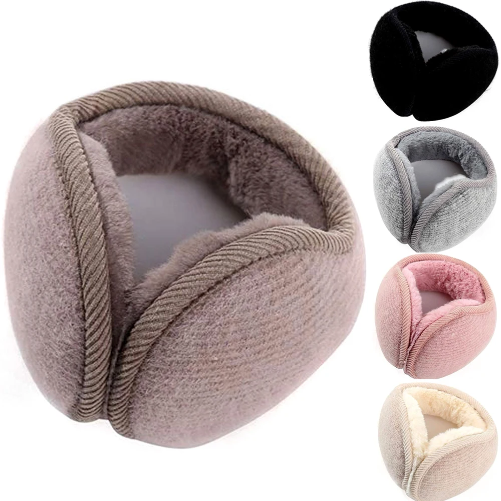 Зимние унисекс Мужские и женские мягкие флисовые плюшевые теплые наушники с кроличьими ушками теплые наушники для улицы ветрозащитная одежда