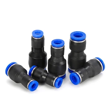 

1Pcs Pneumatic Quick Coupling Gas Pipe Plastic Connector PG-4 6 8 10 12mm Reduced diameter pneumatic joint