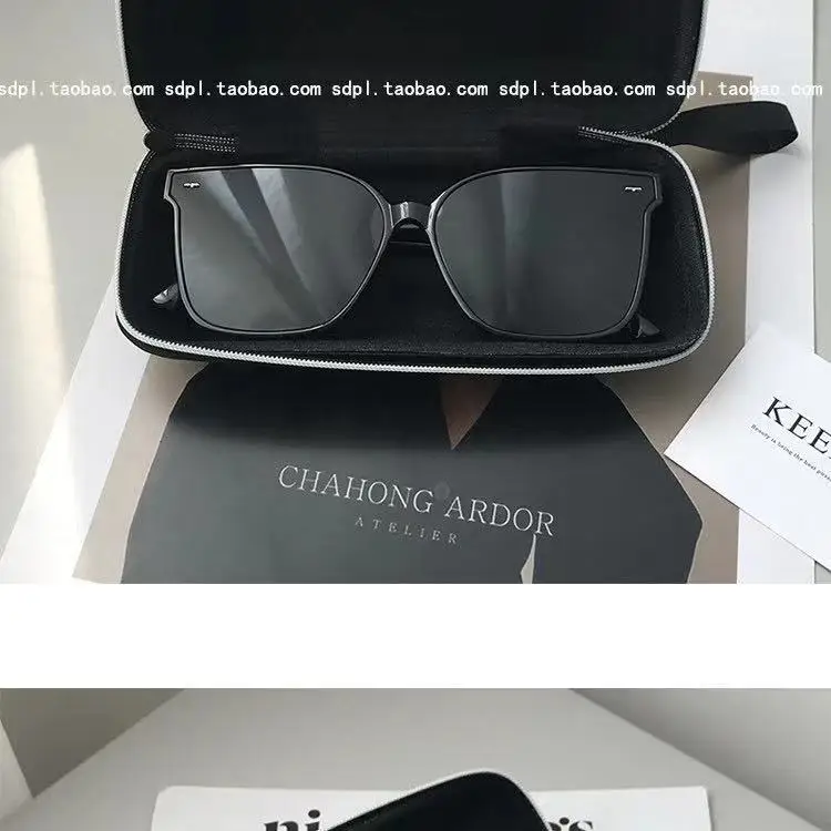 For BMW S1000XR S1000 XR S 1000 XR 2015 2016 2017 2018 2019    Black leather printing logo glasses Case sunglasses Case Box