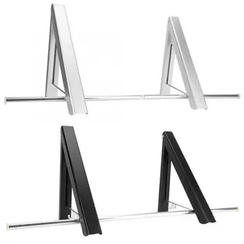 

120cm Clothes Hanger Rod Space Aluminum Dual Bracket Retractable Clothes Hanger Balcony Folding Drying Rack