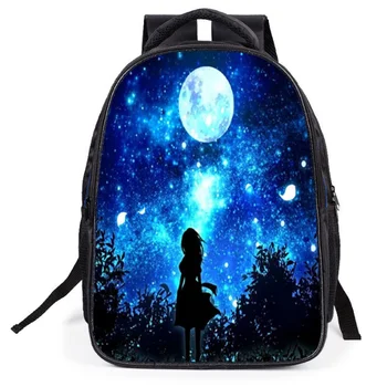 

Custom Anime cartoon starry sky primary school 1-3-6 grade school bags For Teenager Girls Boys Student Kids Backpack Schoolbags