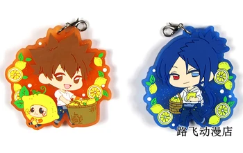 

HITMAN REBORN Original Japanese anime figure rubber Silicone sweet smell mobile phone charms keychain strap