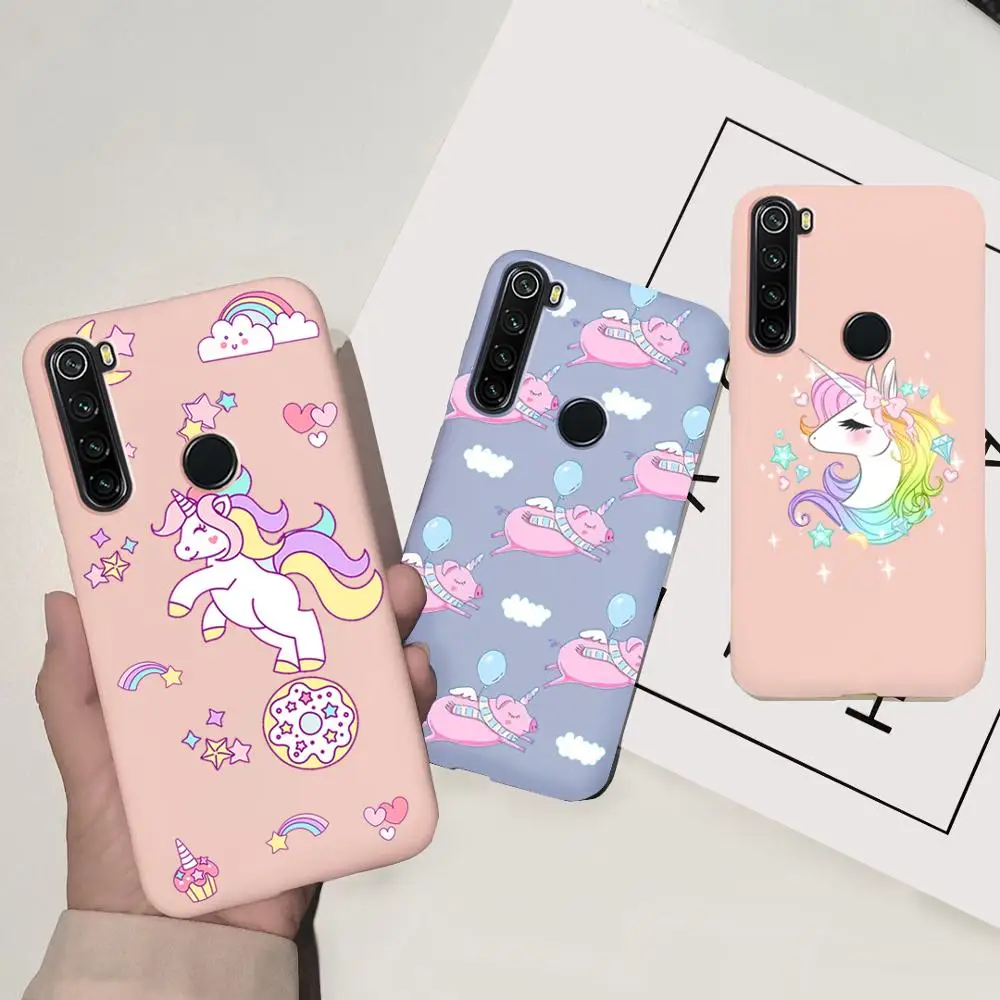 Whimsical Cartoon Unicorn Silicone Phone Case – Candy Soft Cover