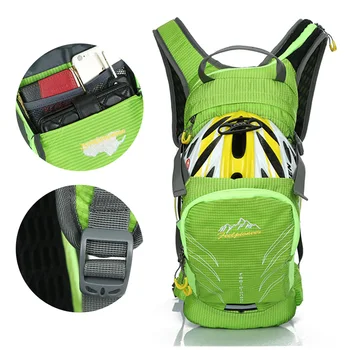

15L Nylon Mountain Bike Hydration Pack Water Backpack Breathable Waterproof Bicycle Bags Cycling Hiking Backpack 6 Color