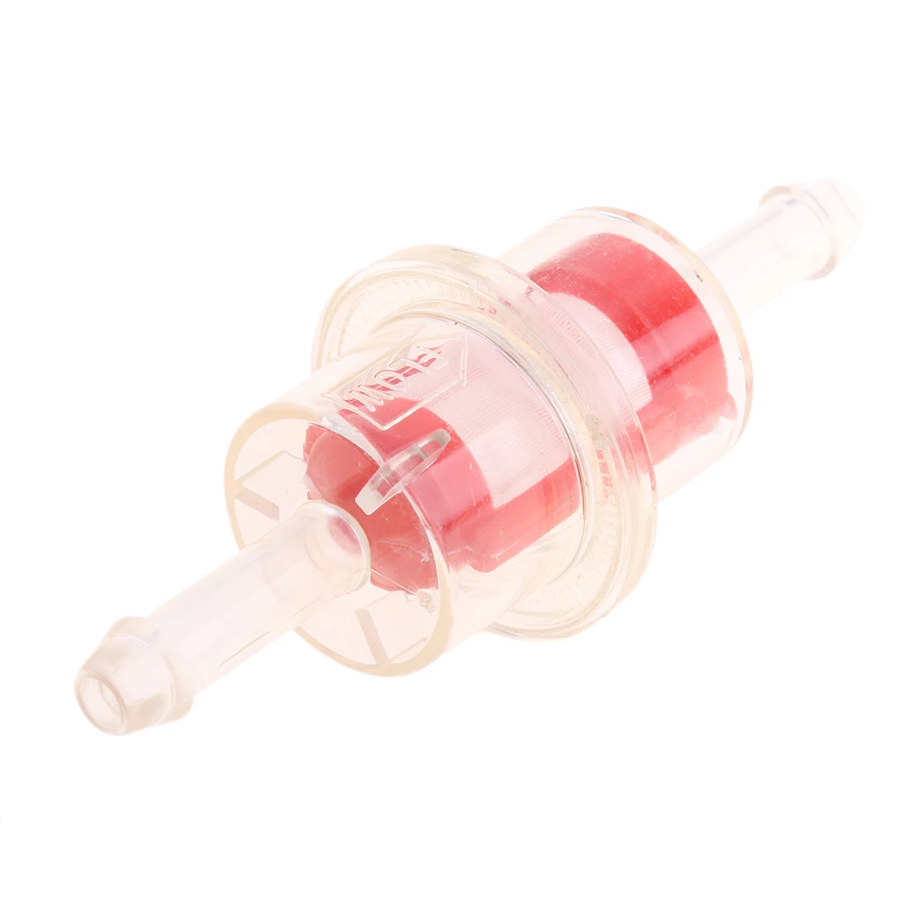 Plastic Motorcycle Petrol Inline Fuel Filter Element Engine Cleaning Parts