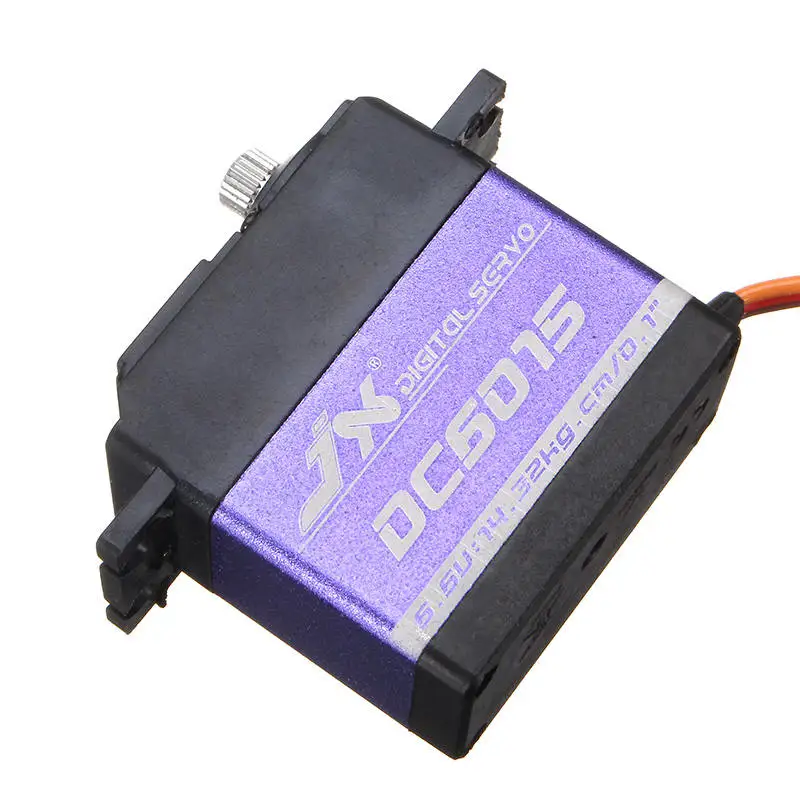 JX Servo DC6015 15 кг 60 г металлическая Шестерня цифровой сервопривод для RC Гусеничный автомобиль самолет Робот Лодка Квадрокоптер RC Запчасти Аксессуары