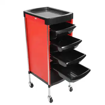 

Hair Salon Accessories Barber Accessories Multifunctional Salon Tray Cart 6 layers Rolling Storage Organizer for Salon SPA