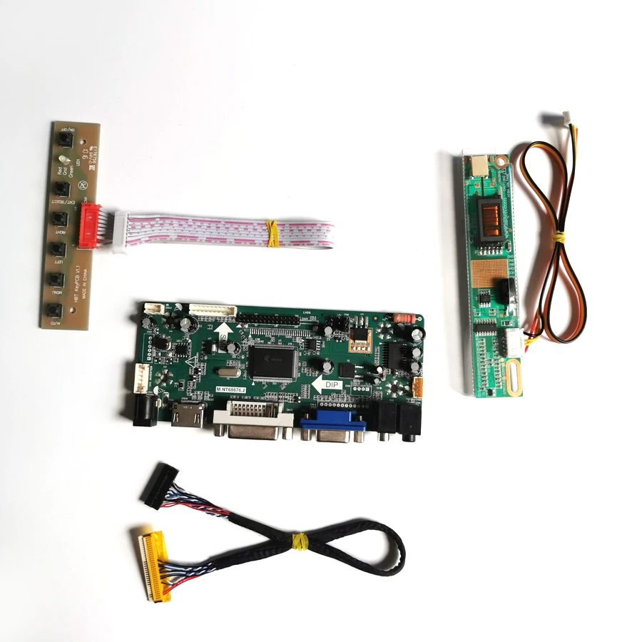 Для LP150X05-A2C1/A2K3 M. NT68676 плата контроллера экрана 1" 1024*768 CCFL LVDS 30Pin ЖК-монитор панель HDMI+ VGA+ DVI комплект
