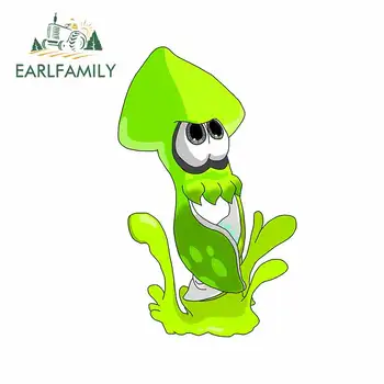 

EARLFAMILY 13cm x 8.1cm For Splatoon Windshield Car Stickers Car Accessories Decal DIY Air Conditioner Repair Custom Printing