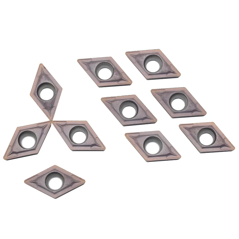 

100 pcs DCMT070204 VP15TF Internal Turning Tools Cutting Tool Carbide inserts CNC Lathe tools cutter