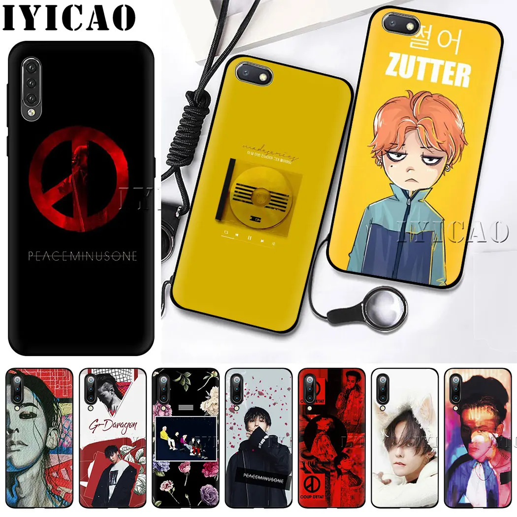 IYICAO G dragon peaceminusone Soft Silicone Case for Redmi K20 Proo 7A Go Note 5 6 7 Pro 5A Prime | Мобильные телефоны и