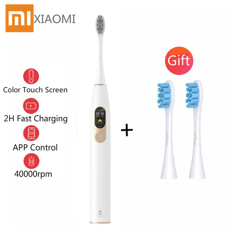 Xiaomi Mijia Smart Sonic электрическая зубная щетка bluetooth 4 0 умная цветная отбеливающая
