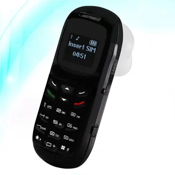 

Mini Wireless Headphone Mini Earbuds Fashionable Dumb Phone for Women Men (Black)