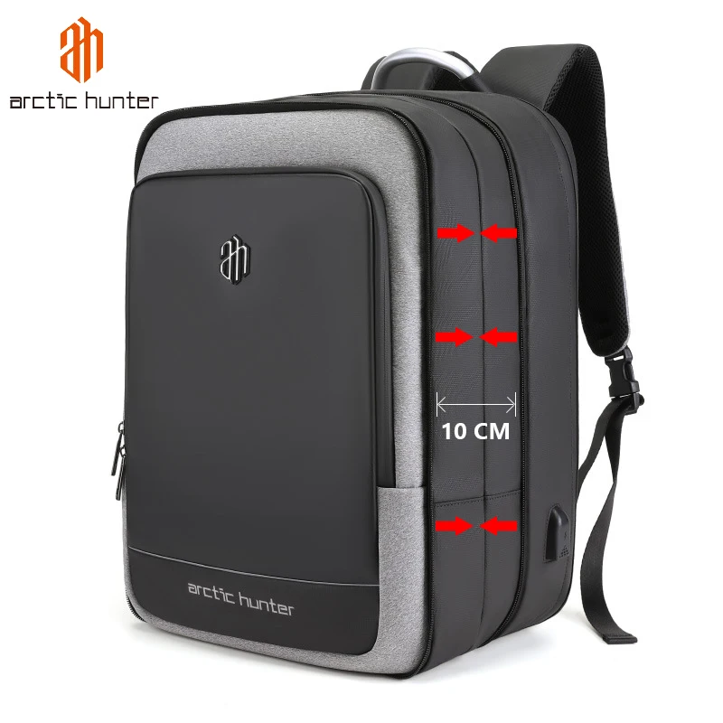 Скидка 40L большой емкости для мужчин s расширяемые рюкзаки usb зарядка Мужской 17 дюймов сумки для ноутбука водонепроницаемые Бизнес Путешествия Mochila...