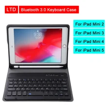 Bluetooth 3.0 Tablet Keyboard Case For iPad Mini 2/3/4/5 7.9 inch Mediapad PU Flip Leather Protective Cover For Apple iPad Case Bluetooth 3.0 Tablet Keyboard Case For iPad Mini 2/3/4/5 7.9 inch Mediapad PU Flip Leather Protective Cover For Apple iPad Case