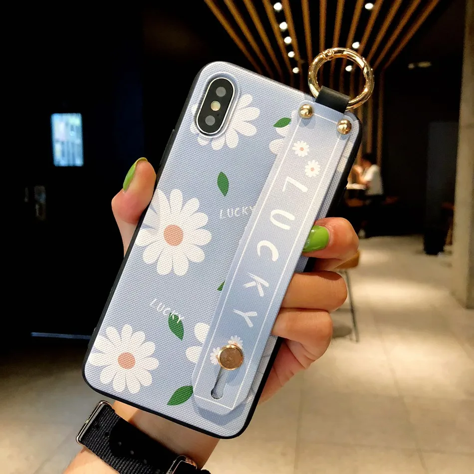 B4 Для huawei P20 Lite mate 20 P30 Lite чехол Модный шнурок для цветов Чехол-подставка для huawei P20 P30 Pro mate 20X20 Pro мягкий чехол - Цвет: B4