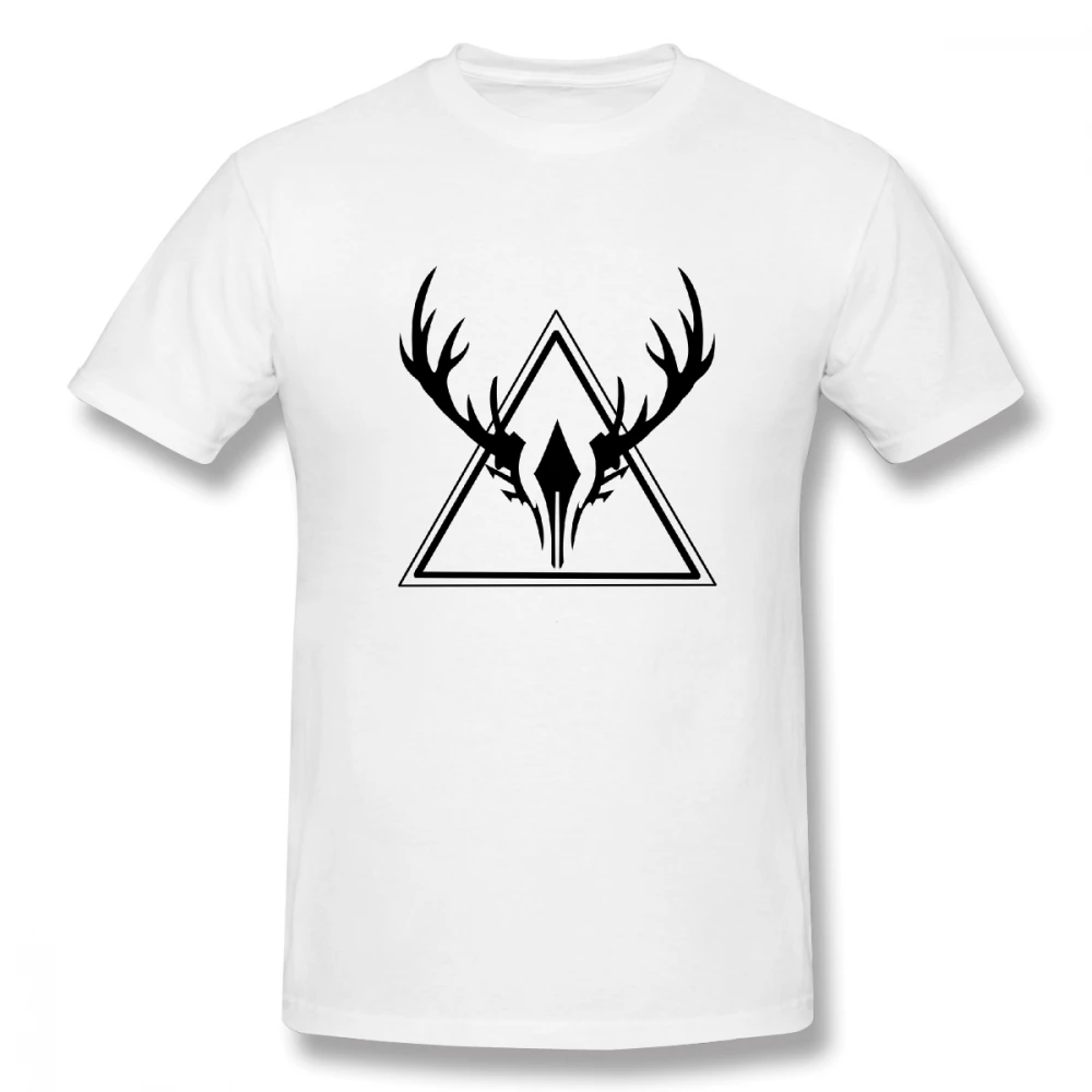 

2019 funny tee cute t shirts Creative Antlers men short sleeves cotton tops cool t shirt summer Men's Basic Short Sleeve T-Shirt