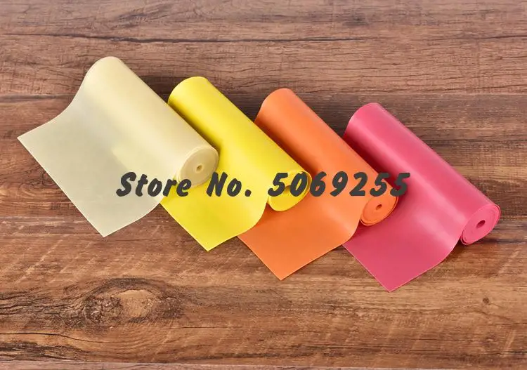 

0.5mm-1.0mm Thickness*2m Length Slingshots Rubber Band Tube Golden Natural Latex Flat Rubber Band For Slingshot Catapult