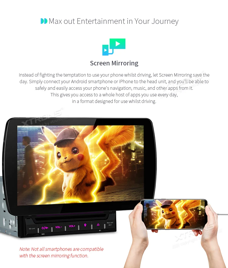 Perfect 10.1" Android 9.0 OS 2 Din Car DVD Multimedia Two Din Car Navigation GPS Double Din Car Radio with HDMI Output Function Support 14