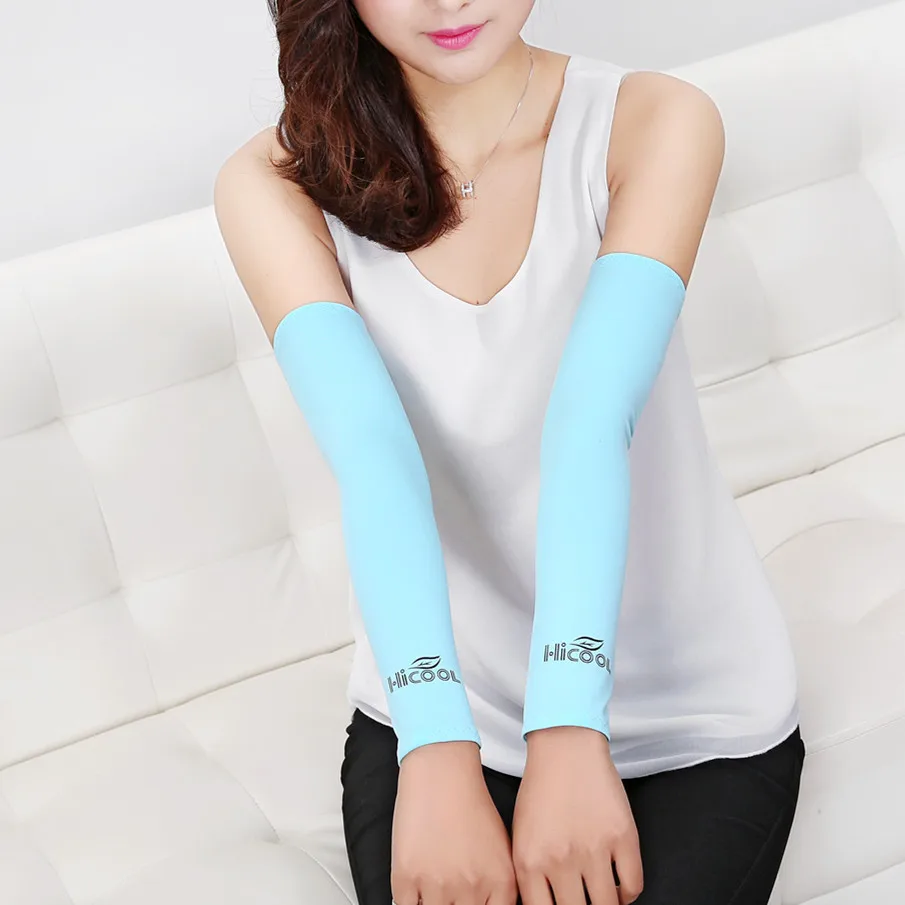 

Sun-resistant Sleeves Riding Fishing Golf Qmilch Hicool Outdoor Summer Cold Travel Men And Women Arm Guard