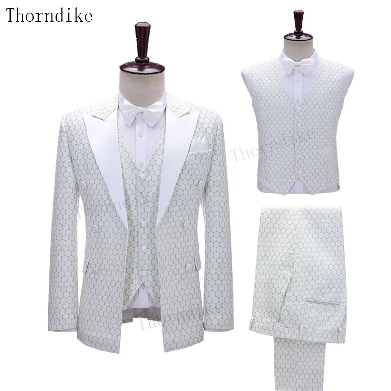 Thorndike 2021 новый мужской костюм новейшего дизайна блейзеры жилет брюки костюмы на