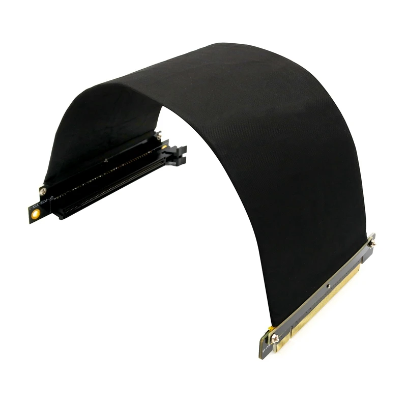 ABKK-PCI Express PCI-E 3,0 16X удлинитель гибкий высокоскоростной(25 см-90 градусов