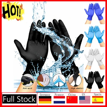 

50/100 PCS Disposable Gloves Latex Dishwashing/Kitchen/Medical /Work/Rubber/Garden Gloves Universal For Left and Right Hand