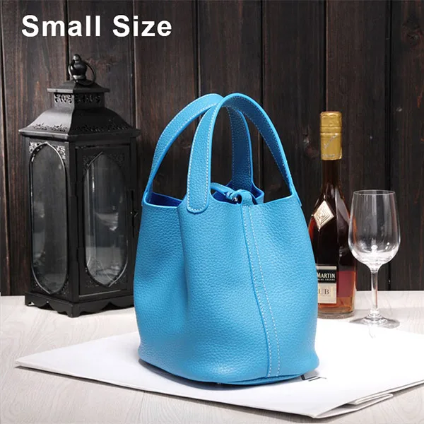 small light blue Известный бренд роскошная сумка новая женская сумка Высокое качество Женские сумки из натуральной кожи дизайнерские сумки для покупок - Цвет: small light blue
