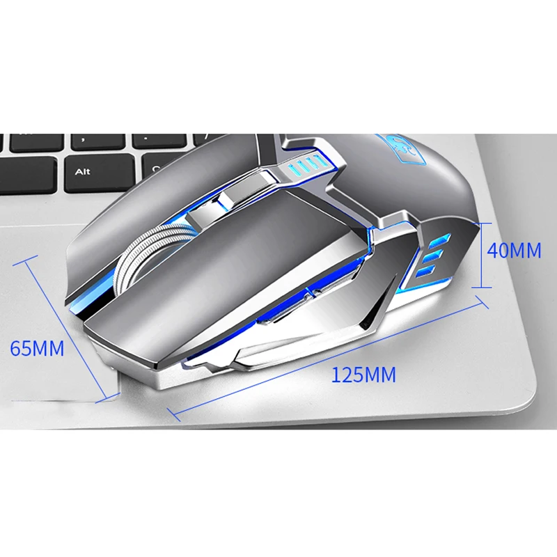 M312, 7 программируемых кнопок, USB, проводной, светодиодный, 2400 dpi, регулируемая мышь, 6 кнопок, макро, профессиональное программирование, умные мыши, игровая мышь