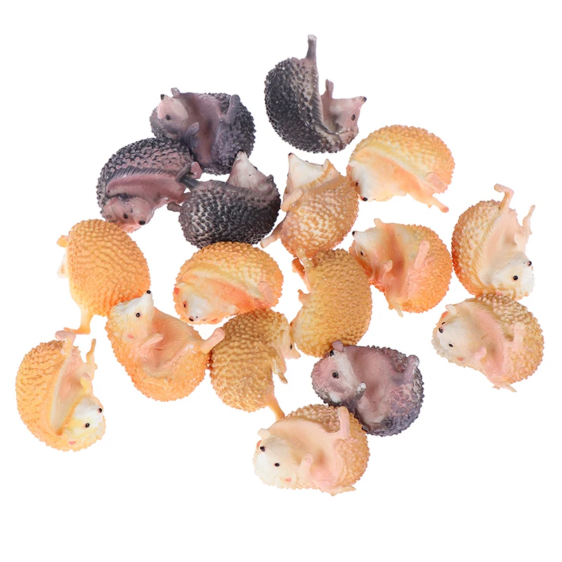 

3pcs/Set Miniature Ornament Hedgehog Set Decor Fairy Garden Hot Mini Hedgehog Figurines For Home Decoration Supplies